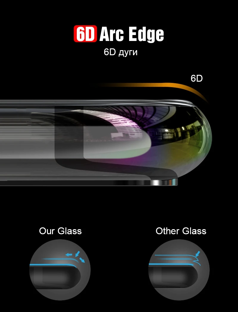 TOMKAS 6D Protective Glass For Xiaomi Redmi 6A Glass Screen Protector Mi A1 A2 6X Glass For Xiaomi Redmi 5 Plus Redmi Note 5 Pro