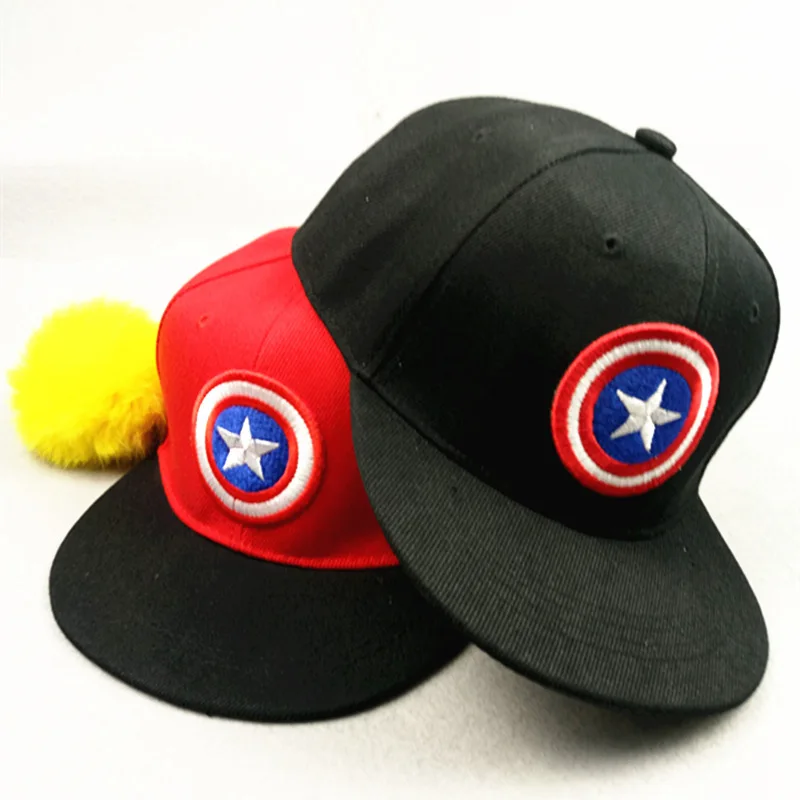 Мстители Капитан Америка весна лето Snapback кепки s Дети Бейсболка gorra marvel Регулируемая косточка Snapback Casquette шляпа