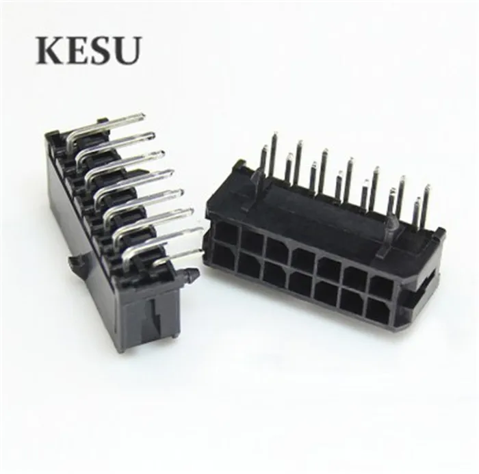 Microfit Male Female Connector 3.0mm 2x7 Pin 14pin 14pin Right Angle