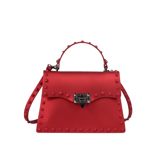 red pvc bag