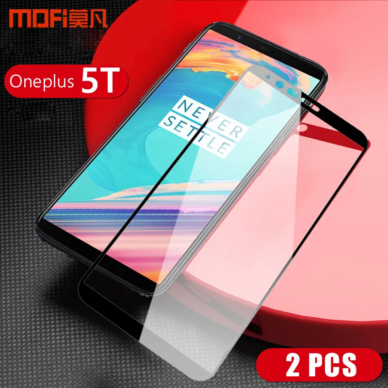 Защитное стекло Oneplus 5T закаленное с полным покрытием для one plus 5t 2.5D HD прозрачное