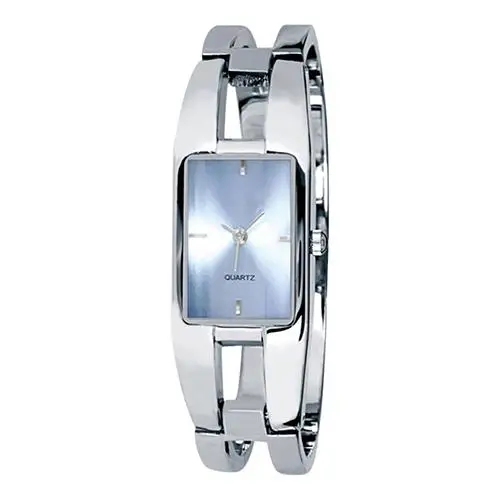 

2018 Popular Brand Luxury Women's Square Dial Changing Color Bracelet Bangle Quartz Fashion Wrist Watch