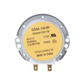 

1 Pc Microwave Oven Turntable Synchronous Motor SSM-16HR 21V 3W 50/60Hz For LG