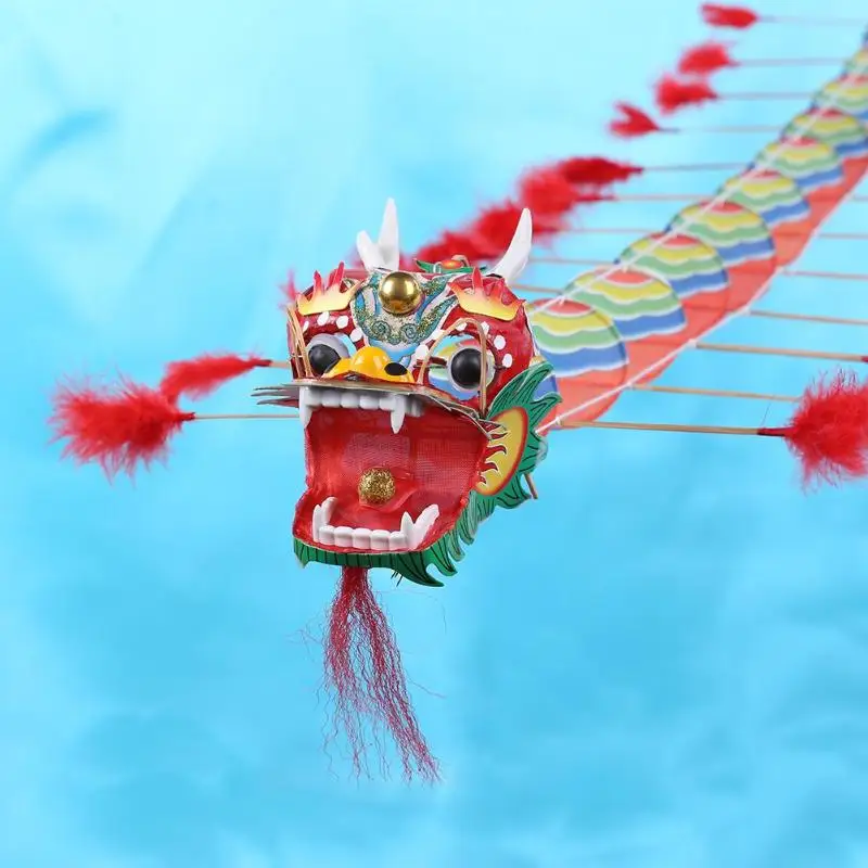 Китайский традиционный воздушный змей дракона пластиковый складной детский 3D Дракон воздушный змей детская игрушка забавный открытый
