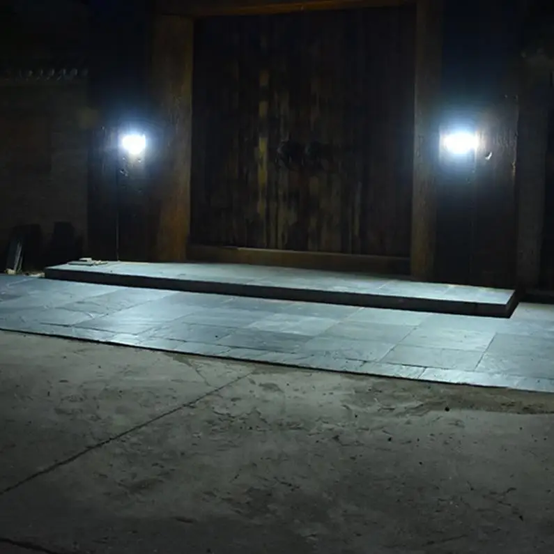 Detecta a Luz da Parede Conduziu a Luz Solar do Sensor de Movimento para o Pátio Luz-controlado Corpo Humano Que - Exterior Iluminando 96 Cob 400lm 19 Lâmpadas solares