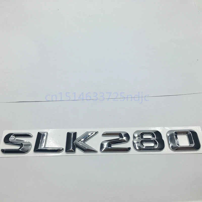 Для Mercedes Benz SLK230 SLK250 SLK280 SLK300 Эмблема багажника автомобиля хромированная стикеры