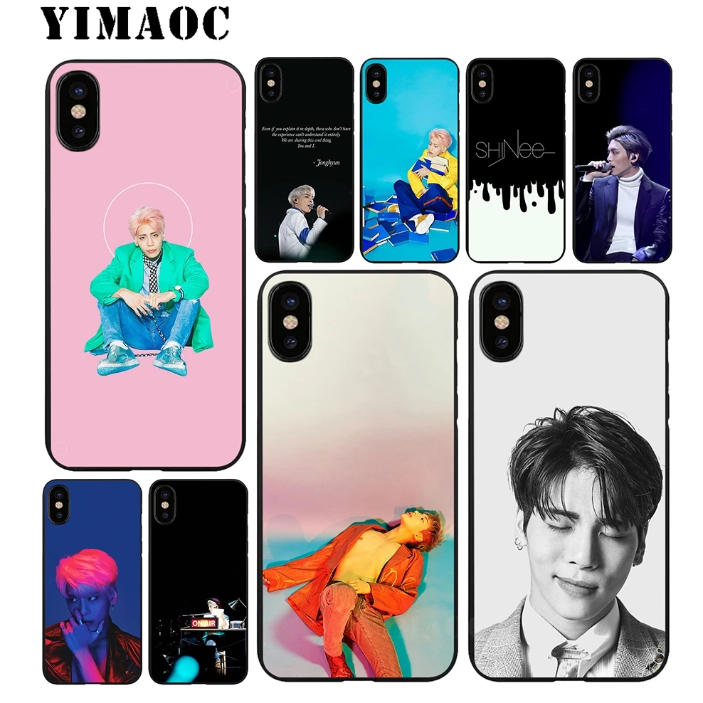 

YIMAOC Shinee Kim JongHyun Soft Silicone Case for iPhone 11 Pro Xr Xs Max X or 10 8 7 6 6S Plus 5 5S SE