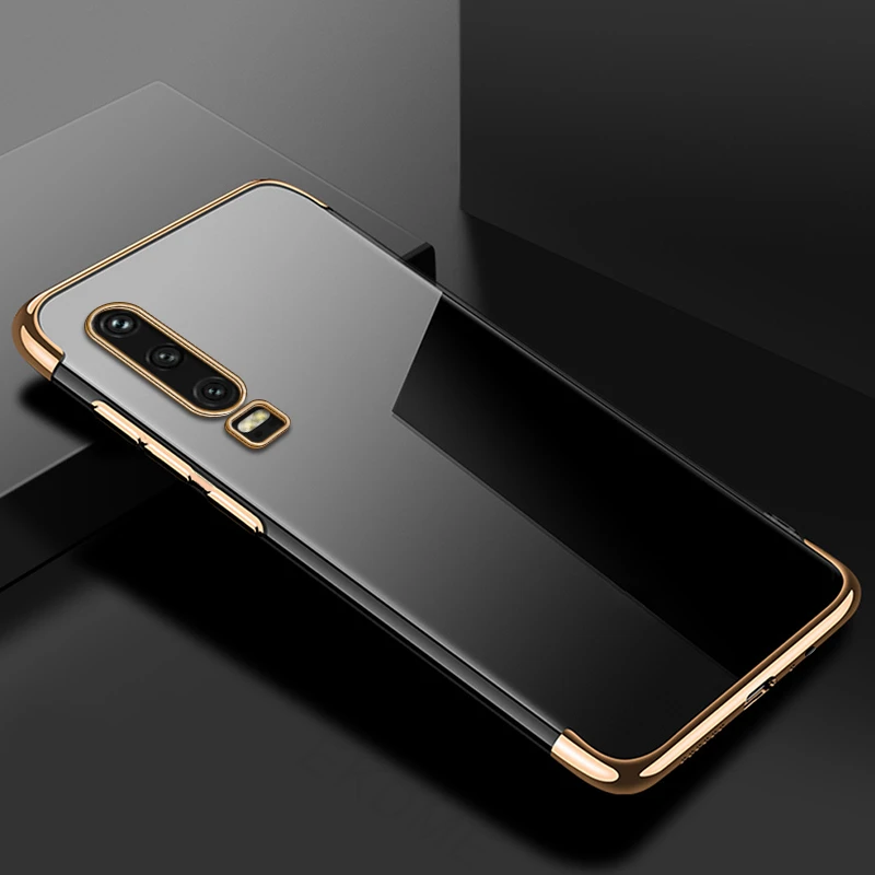 Clear Plating Case on Honor 20 Pro 10i 20i 8S 8X 8C 8A soft TPU Cover For Huawei P Smart Z Y5 Y6Pro Y7 Y9 Prime 2019 Coque |