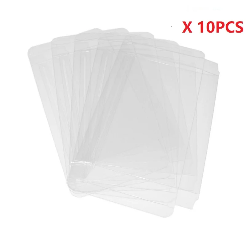 

H 10Pcs Clear Box Case Sleeve CIB Protector for Wii U Games Box Protector