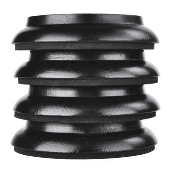 

4Pcs Upright Piano Caster Cups,Solid Wood Piano Caster Piano Leg Floor Protectors with Non-Slip Anti-Noise Foam for Hardwood F