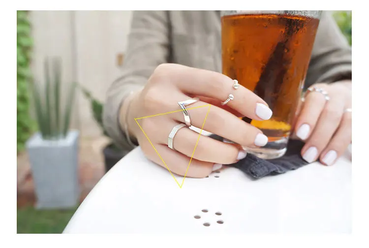 S925 стерлингового серебра модные кокон в Форме Матовая лицевая сторона разъединяющееся кольцо