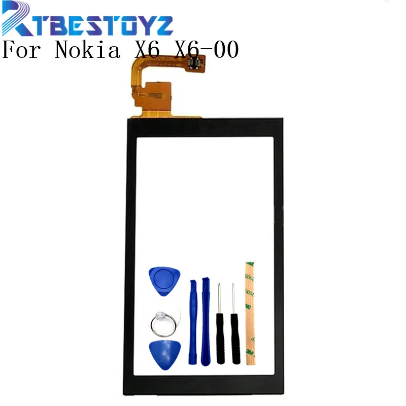 

RTBESTOYZ Touch Screen Panel Digitizer Glass Lens Sensor Repair Parts Replacement For Nokia X6 X6-00