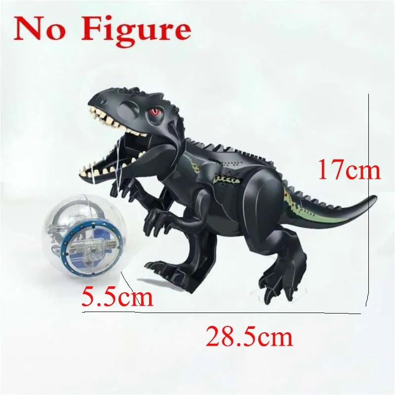 Jurassic World 2 Legoings Jurassic Dinosaurs Park Tyrannosaurus Echo Blue Velociraptor Model Building Block Kid Toy Legoing