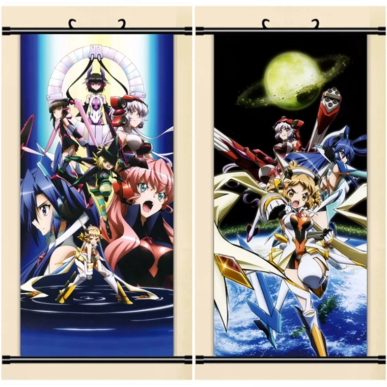 45X95 см Senki Zesshou Symphogear hibiki tsubasa chris art мультфильм аниме Настенная картина Картина
