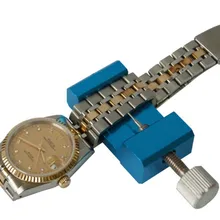 Алюминиевые часы с регулировочным инструментом добавить 3 шт. запасные булавки для часов браслет для удаления штифта