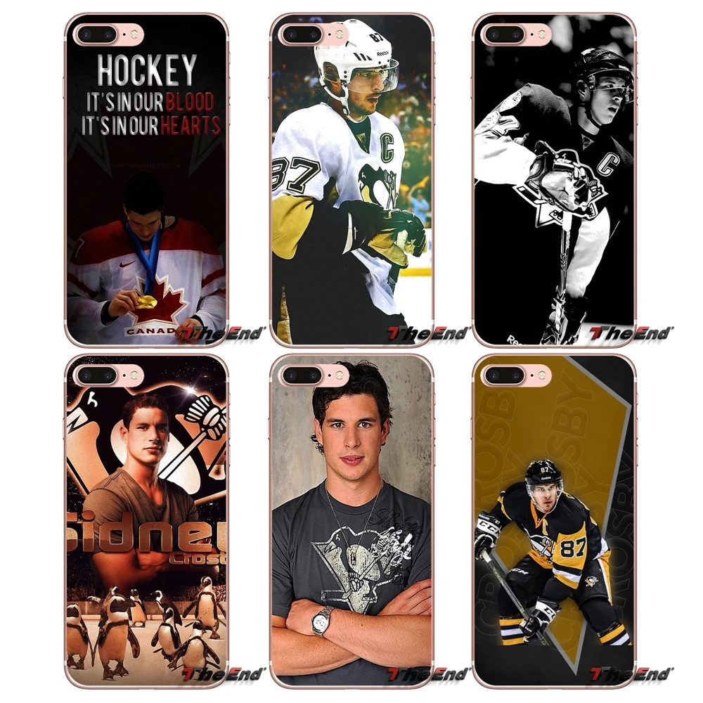 

For iPhone X 4 4S 5 5S 5C SE 6 6S 7 8 Plus Samsung Galaxy J1 J3 J5 J7 A3 A5 2016 2017 Sport ice hockey Sidney Crosby Custom Case