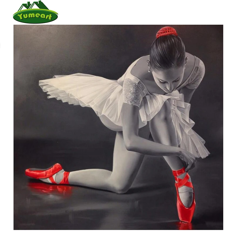The beautiful Ballet Dancer 3D DIY Diamond Painting Icon Rhinestones Mosaic Pictures of Crystals Embroidery Cross Stitch Kits | Дом и сад