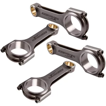

4340 EN24 H-Beam Connecting Rod 144mm For VW 1.9 TDI PD130 PD150 ARP 2000 5/16" bolts Floating Balanced Crankshaft EN24 TUV