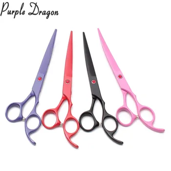 

7" Teflon Purple Dragon Scissors For Dogs Grooming Shears UP Curved Cutting Shears Professional Pets Shears Animal Shears Z4103