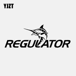 YJZT 17,2 см * 6 см регулятор морской рыбалки автомобильное уплотнение виниловая наклейка на окно Стикеры декор черный/серебристый C24-0619