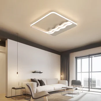 

Remote Modern LED Ceiling Lights Fixture For Bedroom Dining Room Acrylic Lampshade Dimmable For 15-25 Meters Lamparas De Techo
