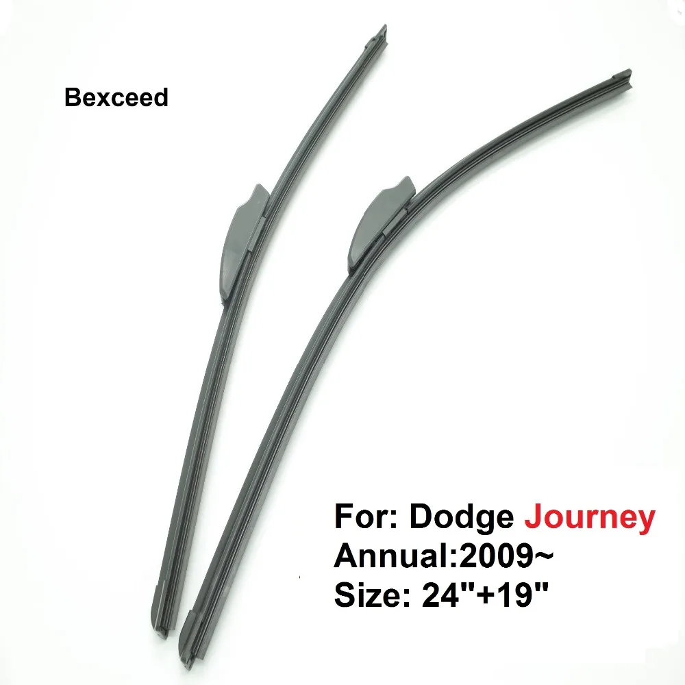 Wiper Blade For Dodge Journey 24"+19" Bexceed of Car Windshield Flat