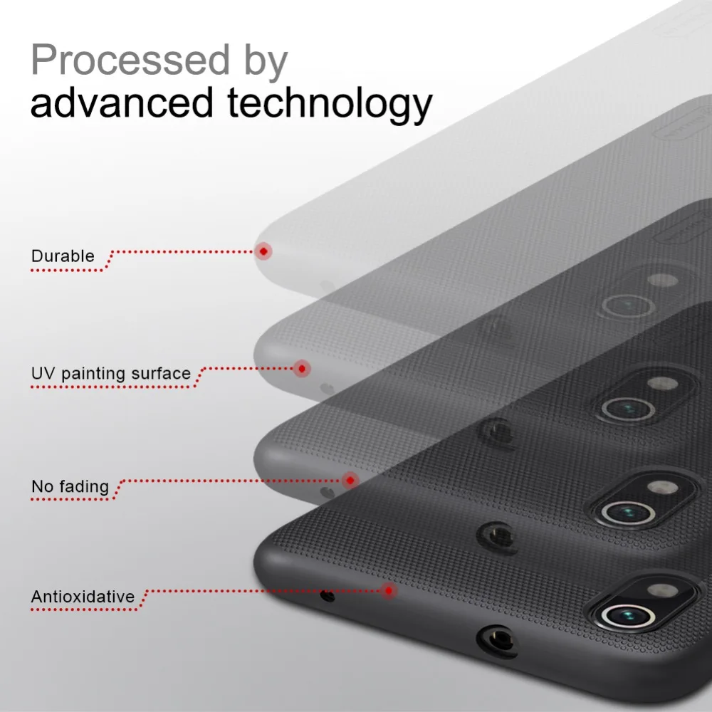Чехол для xiaomi redmi 7A чехол для xiaomi redmi 7a NILLKIN Супер Матовый Щит Матовая жесткая задняя крышка из ПК чехол