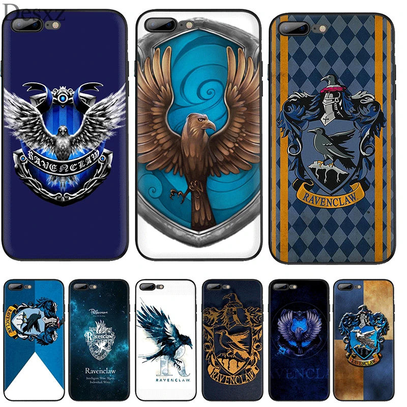 Силиконовый ТПУ чехол для телефона Ravenclaw Iphone 5 5s SE 6 6s 7 8 Plus X XS Max XR защитный
