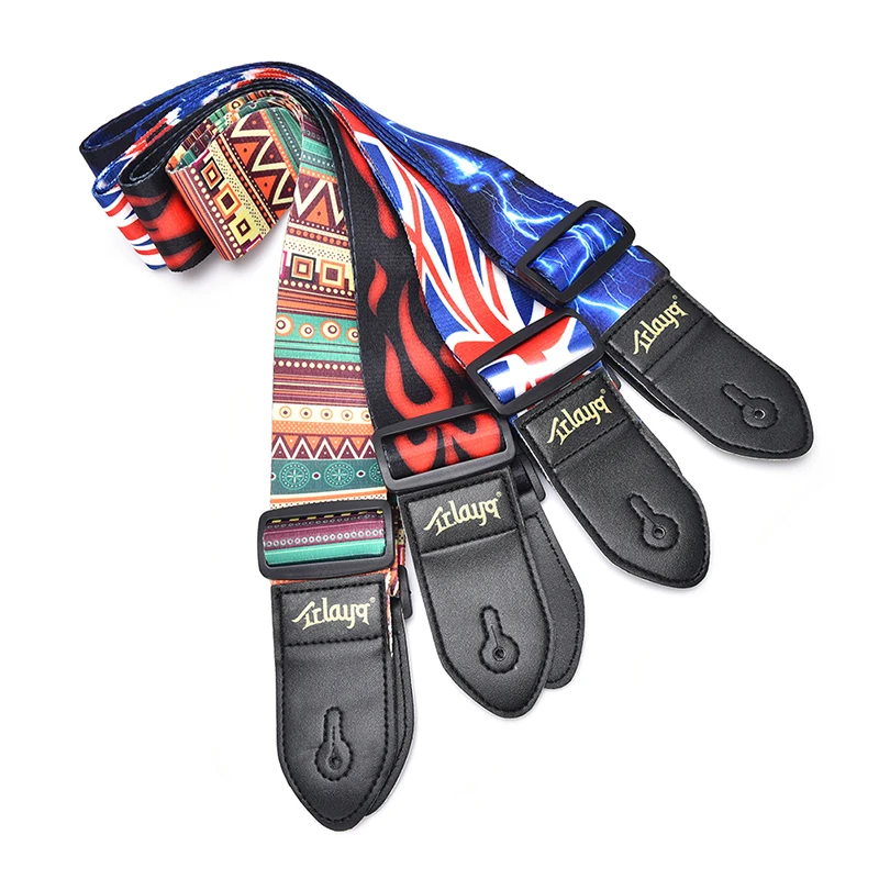 1PCS Acoustic Guitar Belt Stringed Instruments Guitar Strap4 Styles