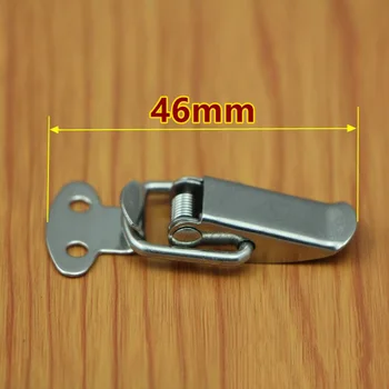 

6Pcs Spring Loaded Suitcase Chest Tool Box Locking Toggle Latch Hasp Lock Hardware SKD88
