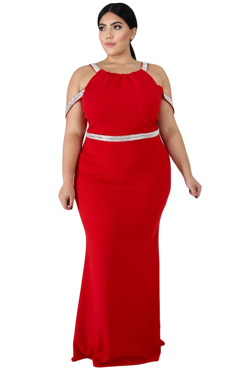 Red-Plus-Size-Rhinestone-Galore-Maxi-Dress-LC611089-3-1