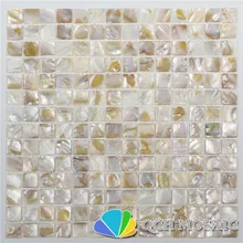Пресноводная раковина перламутровая мозаичная плитка для кухни щитка и ванной комнаты натуральный цвет dapple 11 квадратных футов/лот