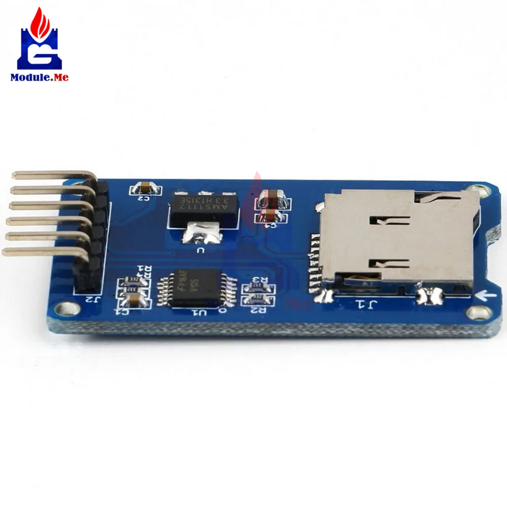 

2PCS Micro SD TF Card Memory Shield Module SPI Interface for Ardiuno Micro SD Storage Expansion Board Support Micro SD & SDHC