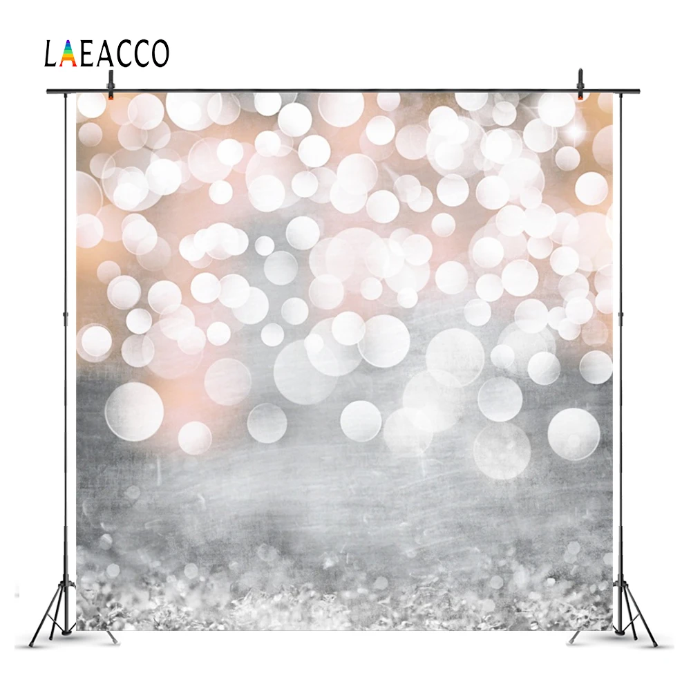 Laeacco Light Shadow Bokeh Portrait Baby Newborn Photography Backgrounds Customized Photographic Backdrops For Photo Studio