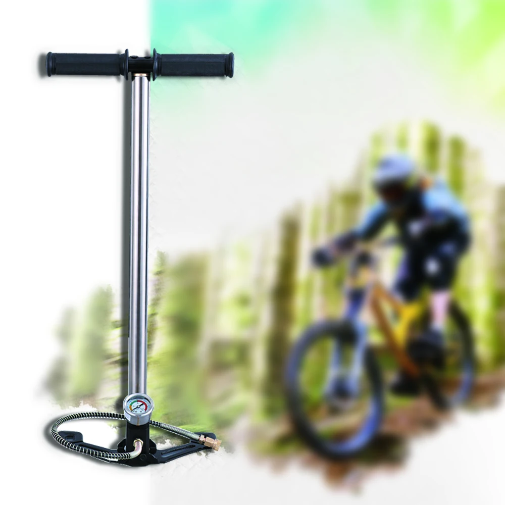 

300bar 30mpa 4500psi 3 Stage PCP Mini can Collapsible Hand Operated Air Pump For Car/motorcycle/bicycle Inflator