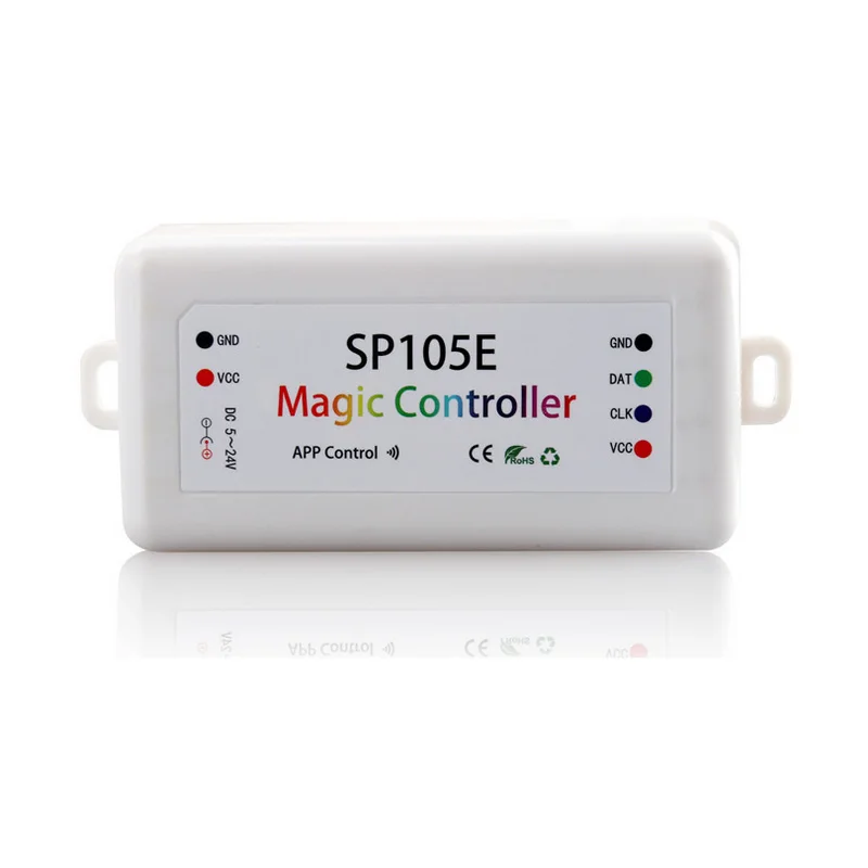 

DC5V-24V SP105E Bluetooth WS2811 WS2812B led controller SP108E SK6812 RGB/RGBW APA102 SP110E WS2801 pixels Led Strip Leds