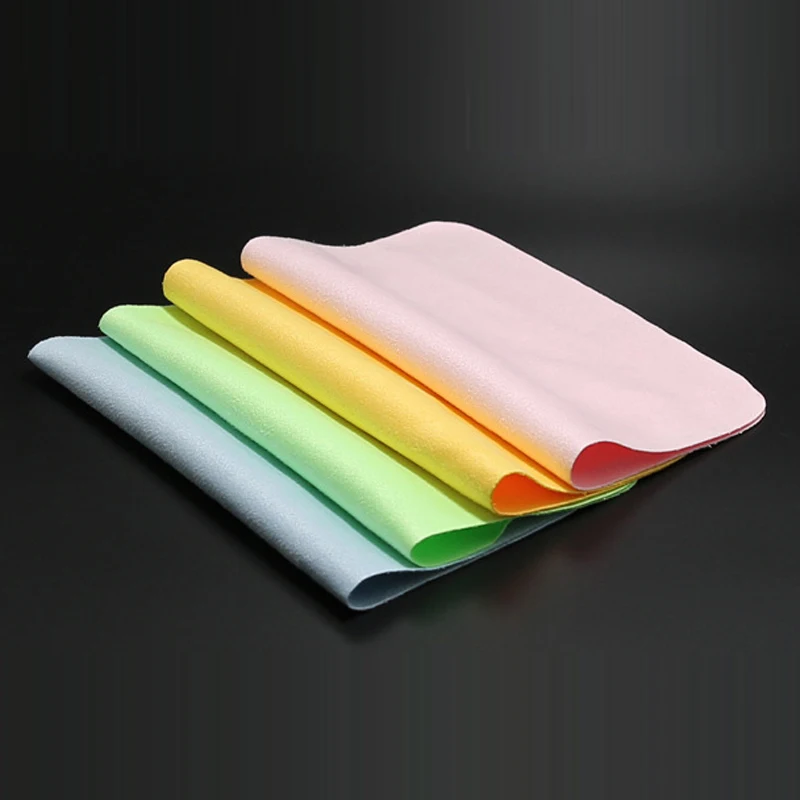 

1 pcs High quality Chamois Glasses Cleaner 150*175mm Microfiber Glasses Cleaning Cloth For Lens Phone Screen Cleaning Wipes