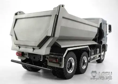LESU 1/14 RC модель MAN 6*6 Передний Цилиндр Гидравлический самосвал радио