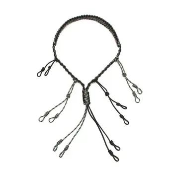 

Hunting Strong Wild Bird Reins Weaving Sling Rope Set Abrasionproof Outdoor Hunting Accessories Collar Rope 12 Rope Buckles