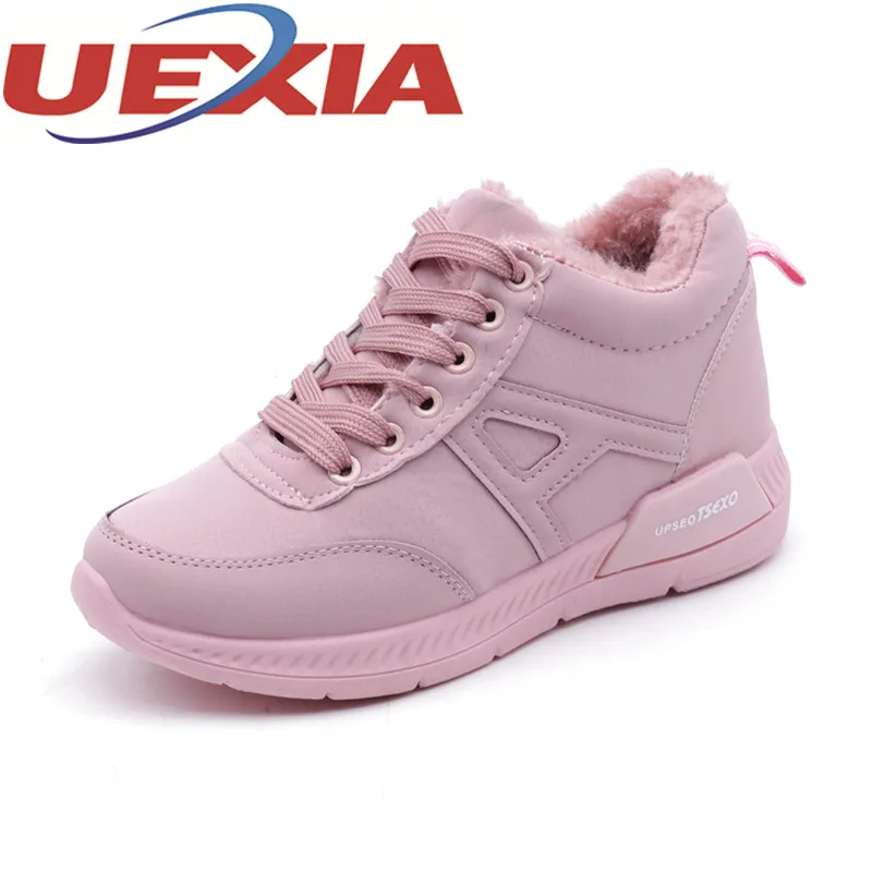

Women Casual Shoes With Fur Winter Comfortable Warm Cotton Shoes Woman Trainers Outdoor Platform Plush Shoes Sapatilhas Mulher