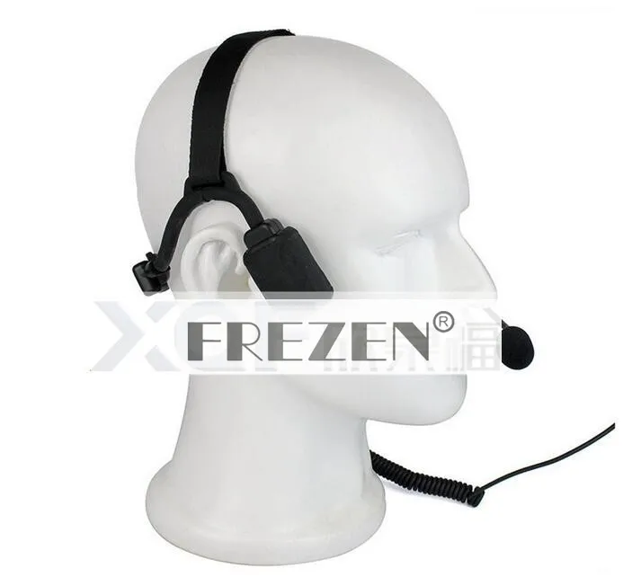 Walkie talkie Military Bone Conduction Tactical Headset Boom Mic For Motorola Two Way Radio APX6000 DP4601 XiR P8268 8260 DP3401