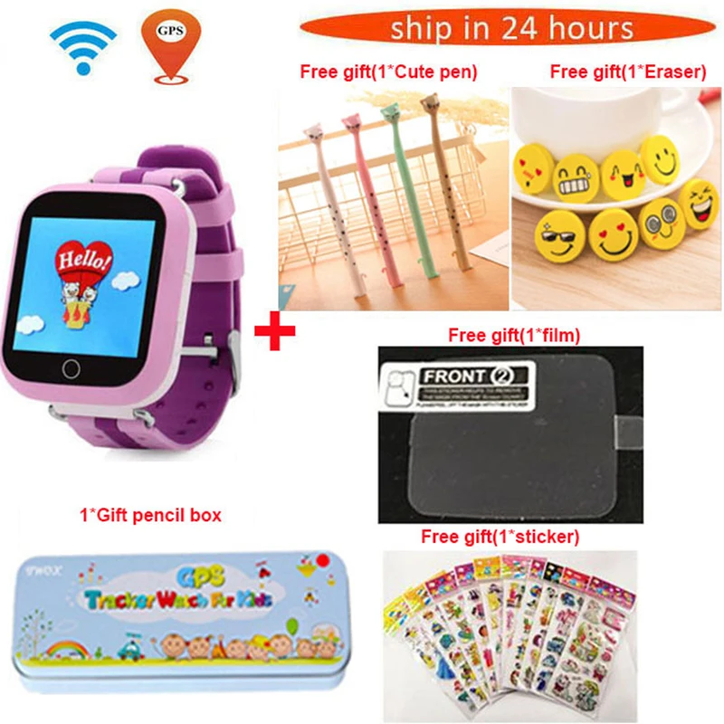 Comprar Reloj inteligente TWOX GPS Q750 Q100 mw200s para bebé con pantalla táctil, rastreador de dispositivos de localización de llamadas SOS para chico seguro PK Q50