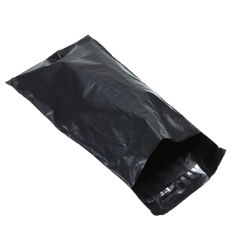 100 шт./лот, пластиковый конверт, самоклеющиеся курьерские Сумки для хранения, белые, черные, серые пластиковые полиэтиленовые конверты, почтовые пакеты для доставки