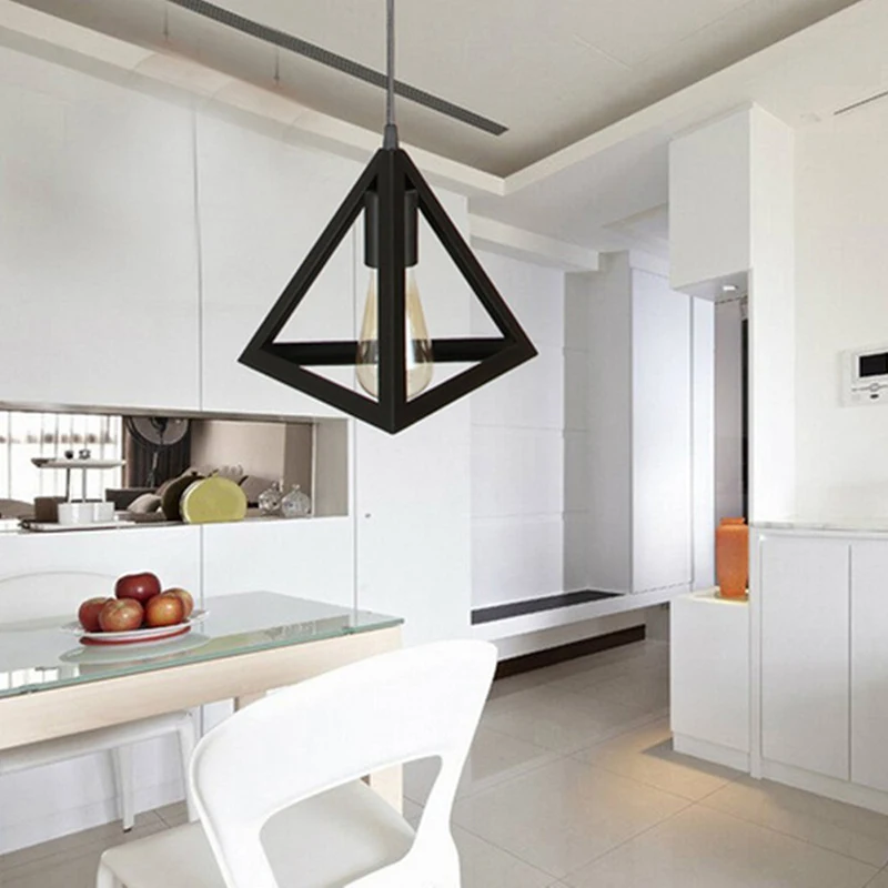 

Decoration light Ceiling Lampshade light Hanging Frame Industrial Metal Adjustable Chandelier for retro style