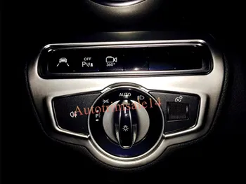 

ABS Front Headlight Switch Adjustment button Cover trim For Mercedes Benz Metris Valente Viano V-Class W447 2014-2016