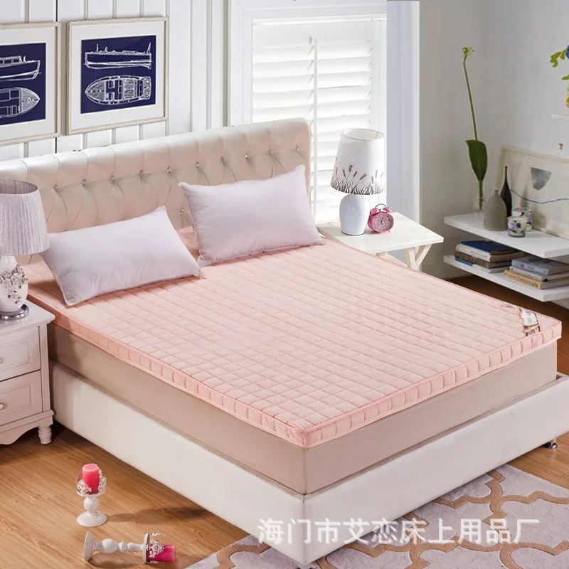 6.5cm Polyester filling Folding close skin soft Mattress six colors,size of king queen full twin Four seasons available