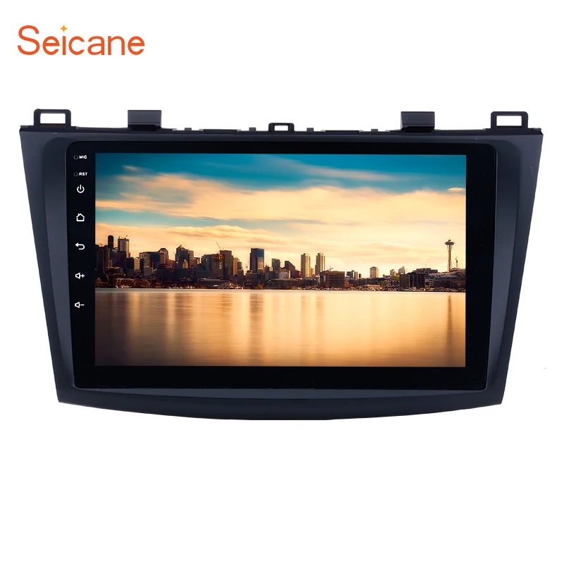 #*Cheap Seicane GPS Navigation Radio Multimedia Player Android 8.1 9.0 Car for MAZDA 3 2009 2010 2012 9 inch Quad core Bluetooth wifi
