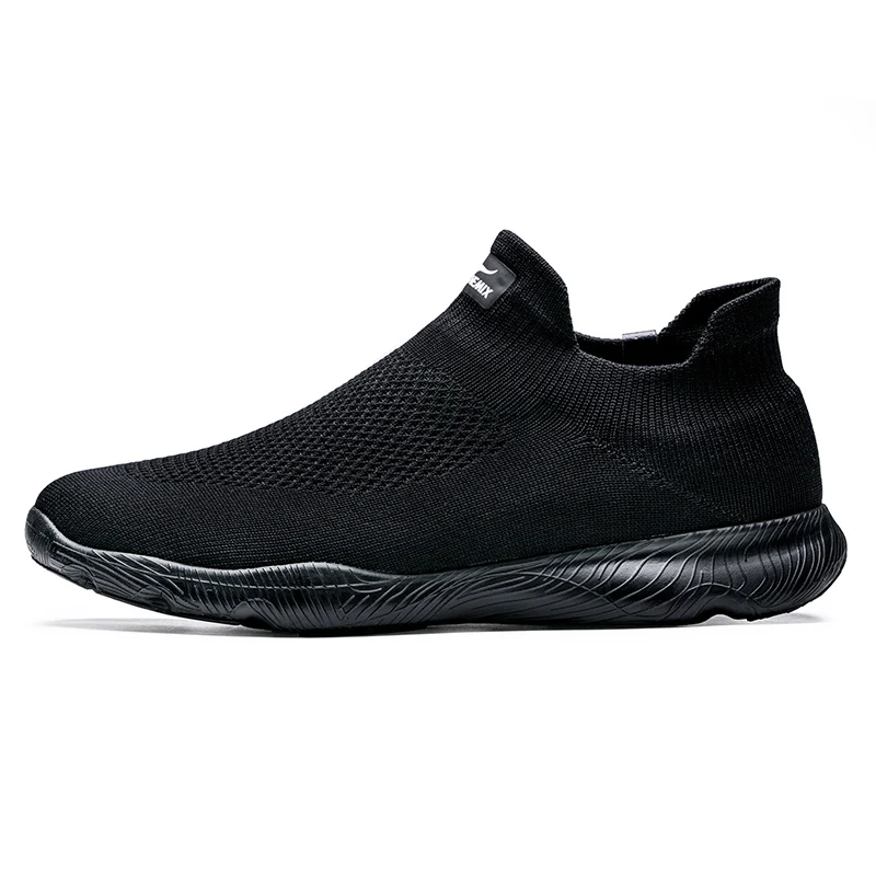 

Men Vulcanized Shoes Sneakers Slip on Casual Shoes 2019 New Arrival Summer Mesh Casual Men Shoes knitted Walking Jogging Shoes