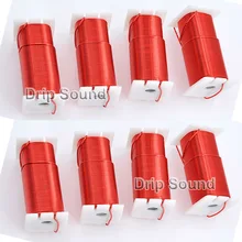 1 шт. 1,2 мм 0.5mH-2.5mH аудио усилитель динамик Кроссовер Индуктор с железным сердечником 4N бескислородная медная проволока катушка# красный
