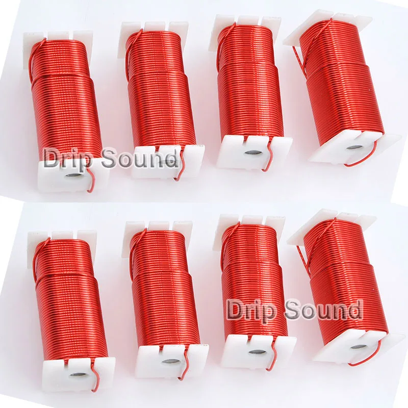 

1pcs 1.2mm 0.5mH-2.5mH Audio Amplifier Speaker Crossover Inductor With Iron Core 4N Oxygen-Free Copper Wire Coil #Red